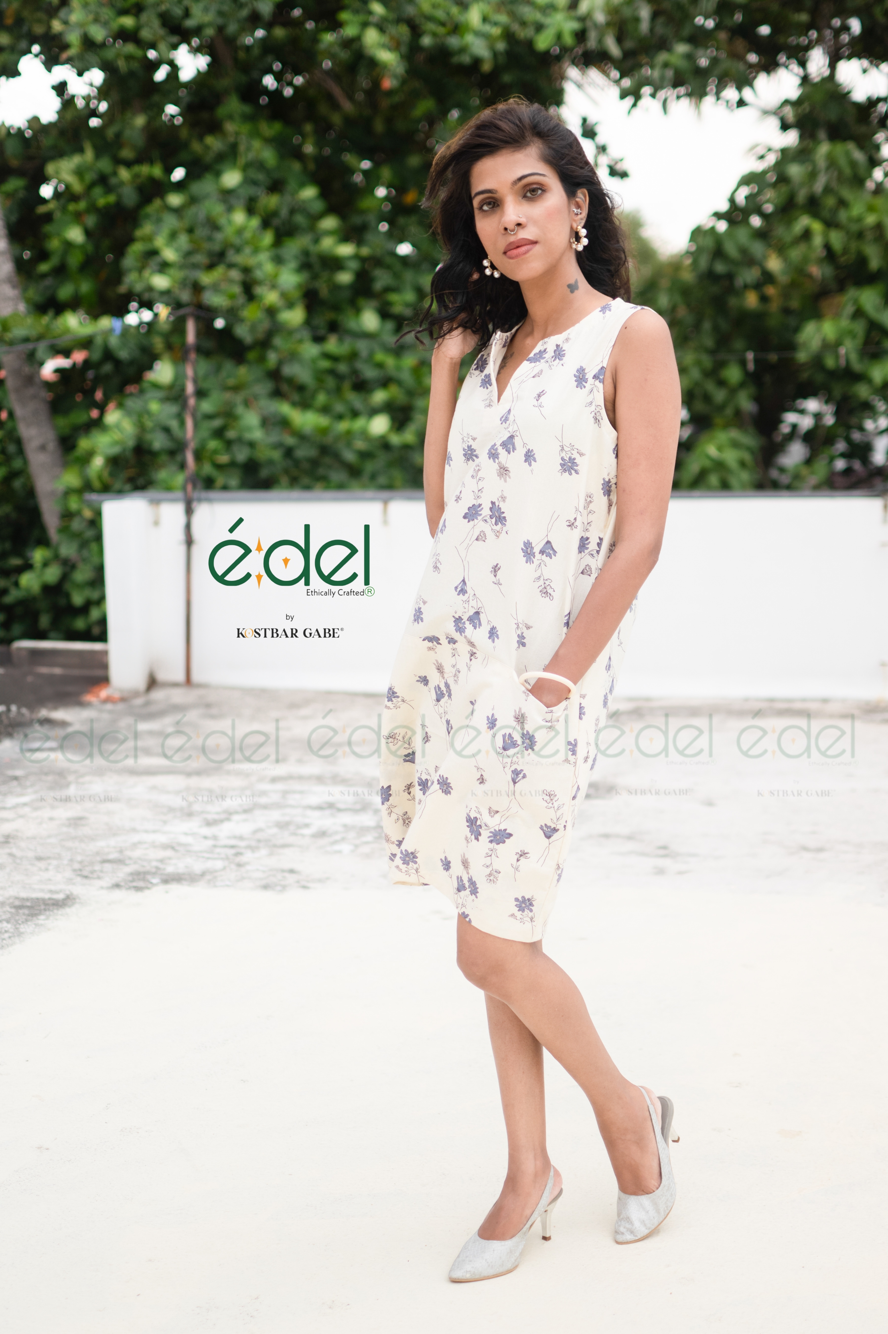 Whisper Bloom Shift Dress
