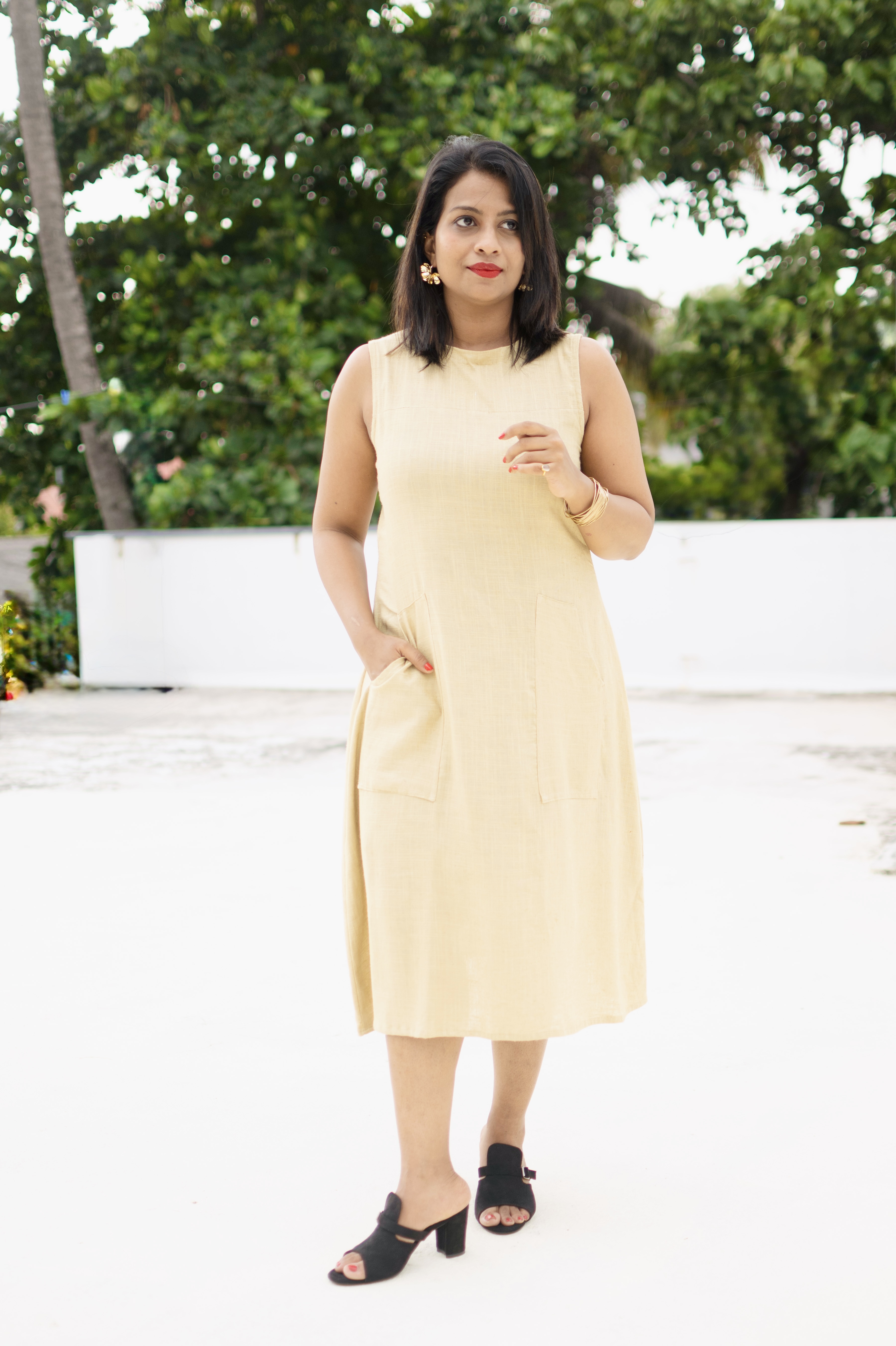 Sandstone Classic Shirt Dress