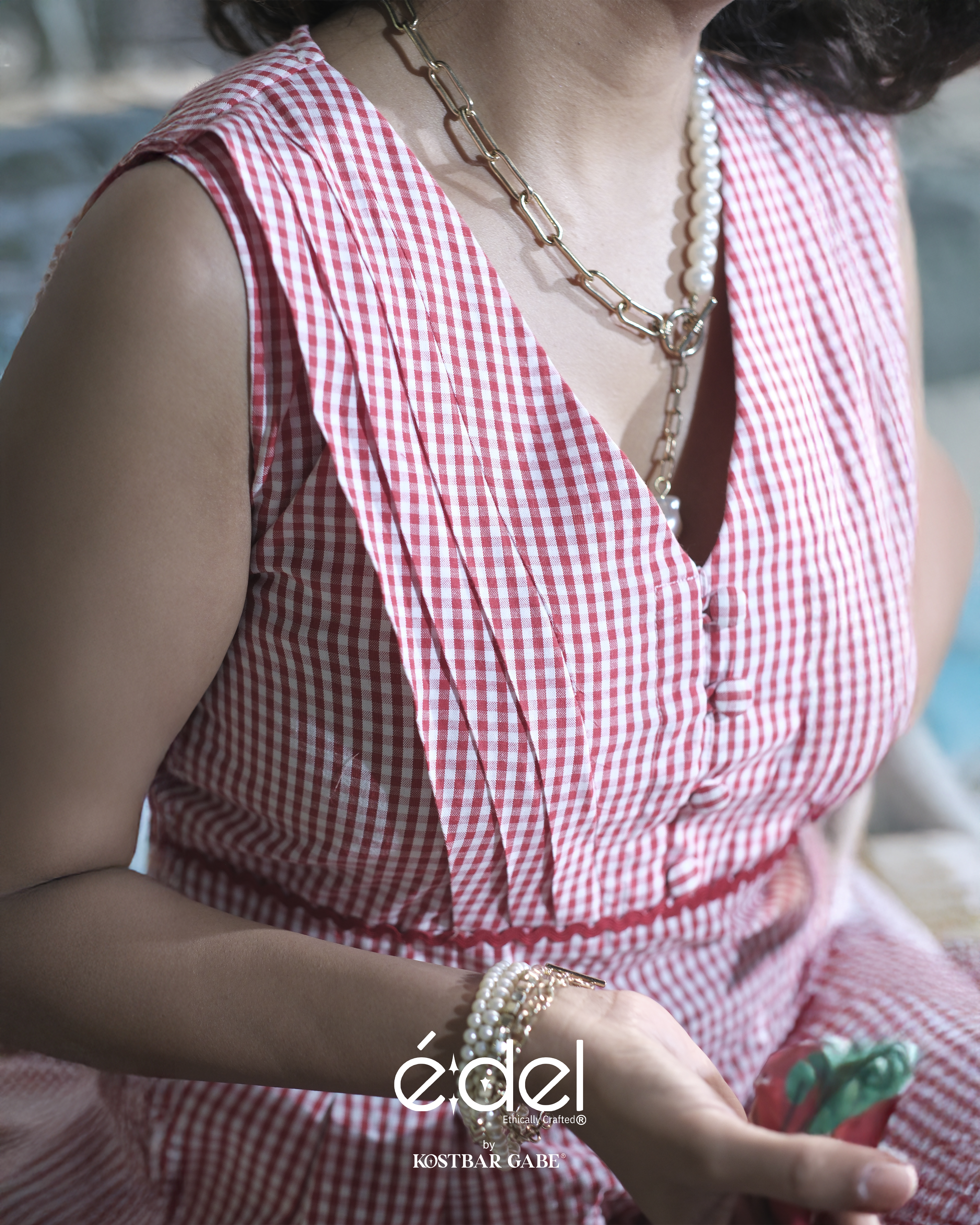 Cherry Gingham Dress