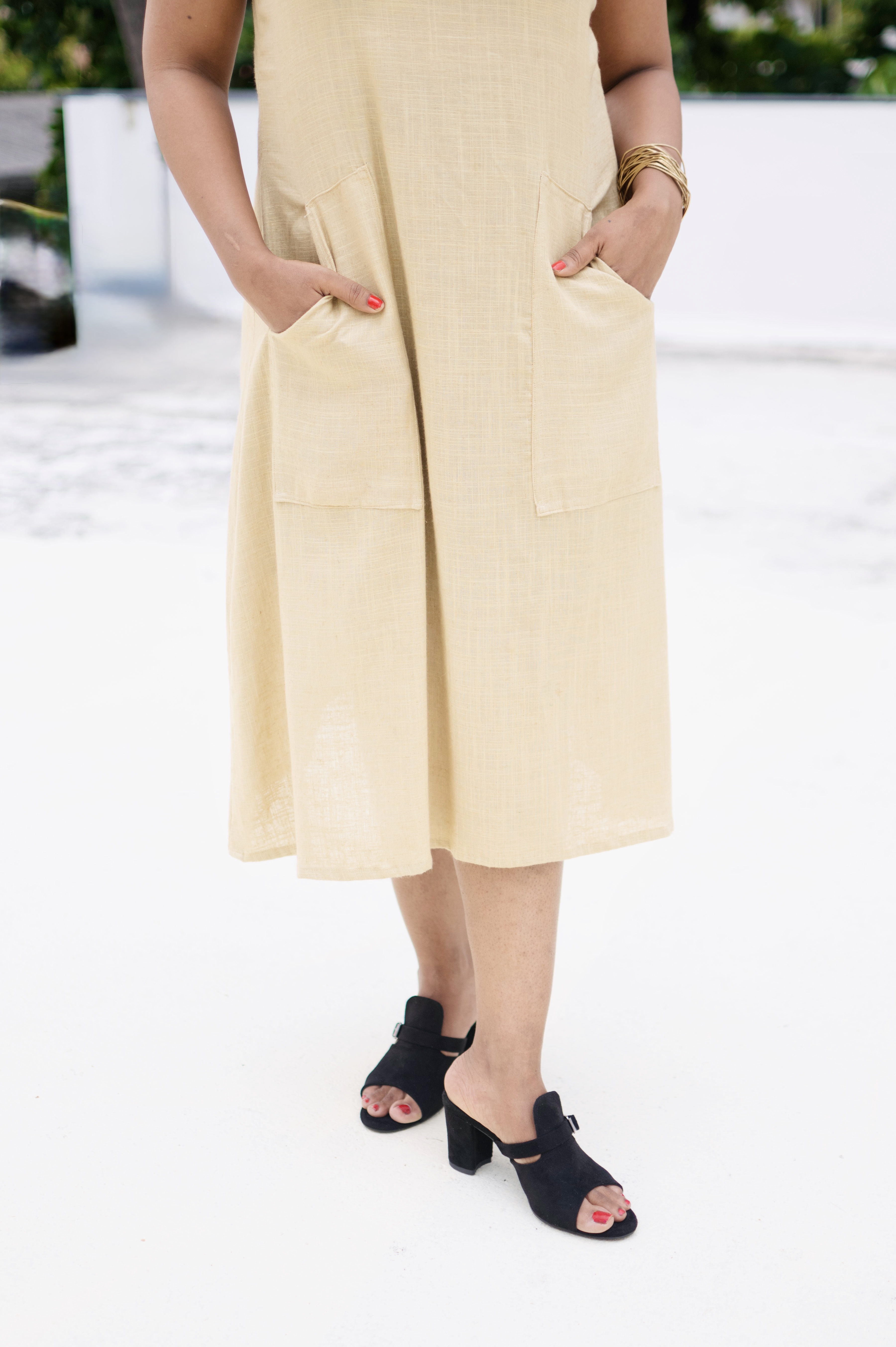 Sandstone Classic Shirt Dress
