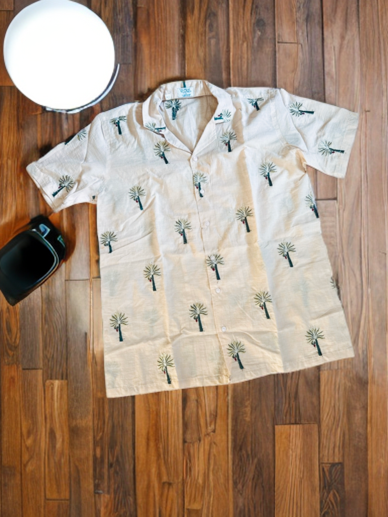 Palm Breeze Cuban Shirt