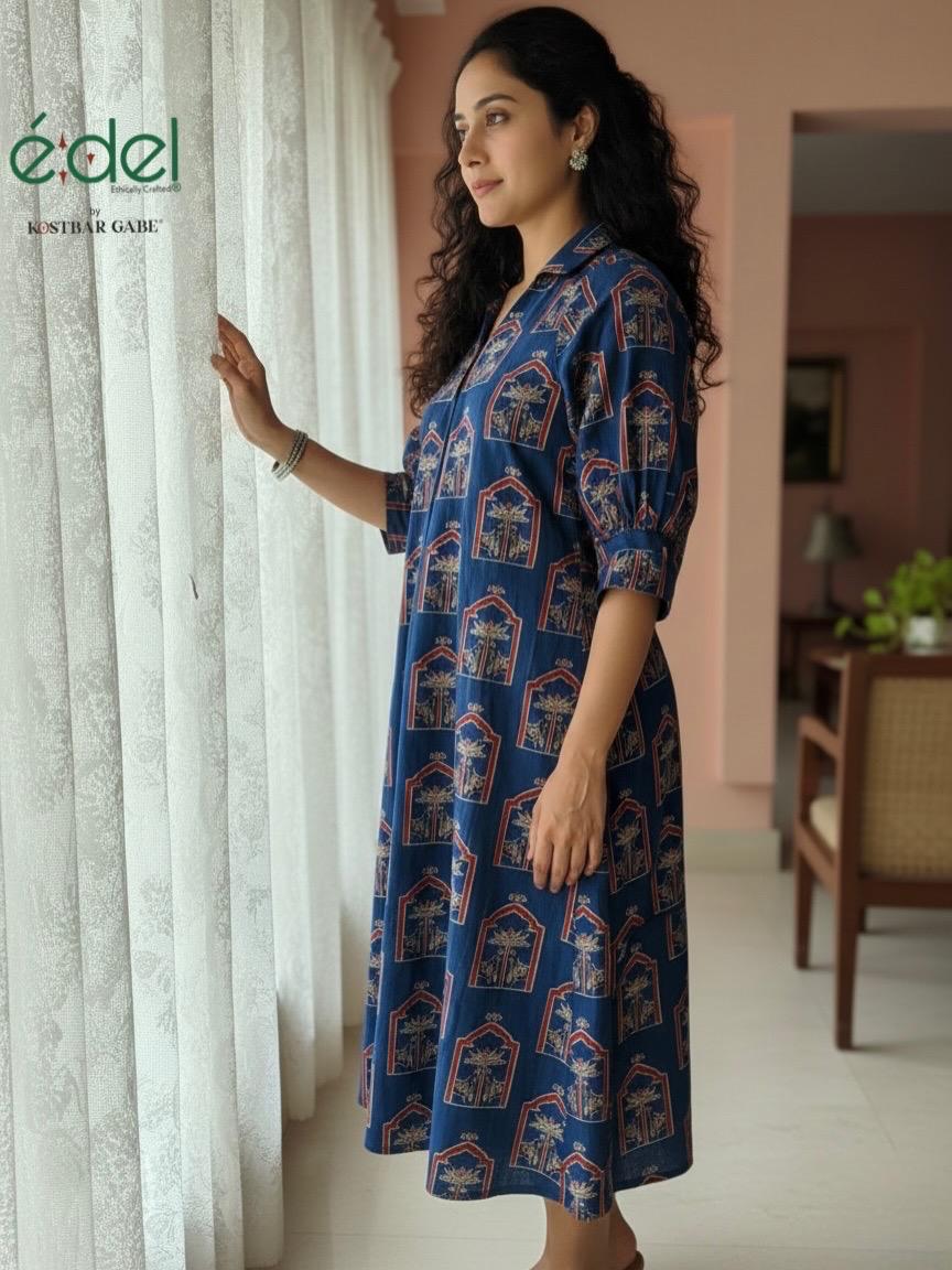 Indigo Archway Dress