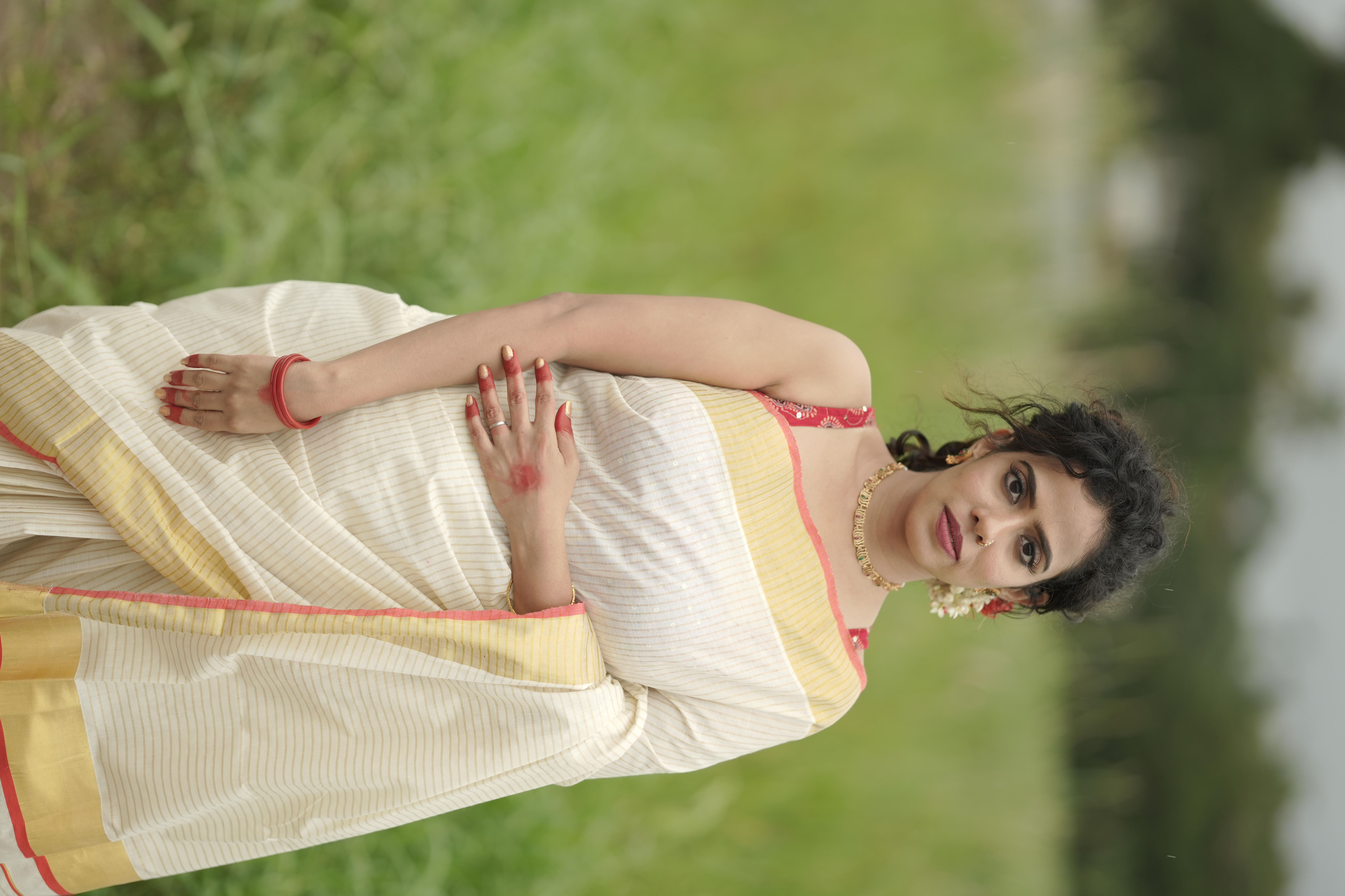 Radiant Bloom Saree