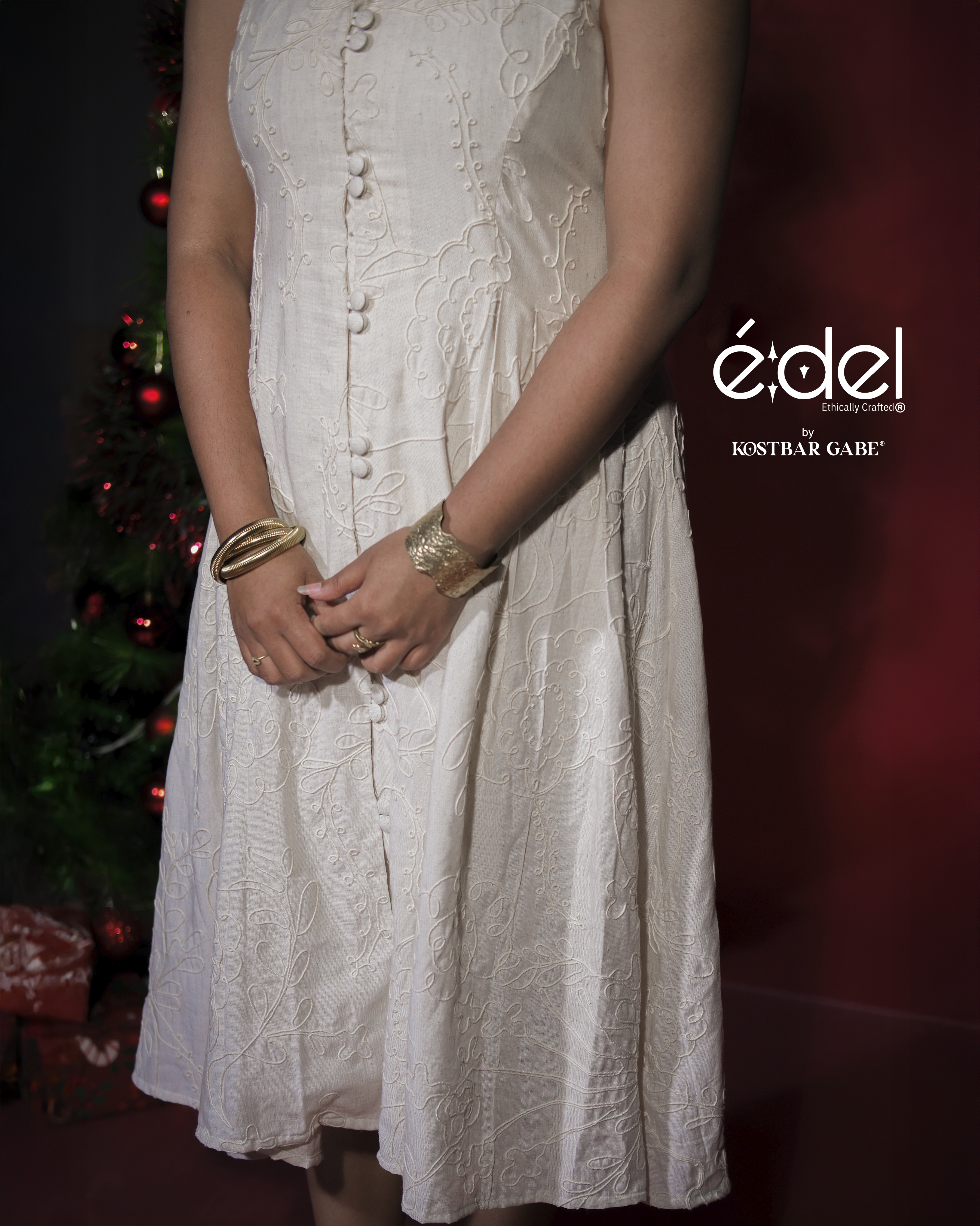 Ivory Festive Dress