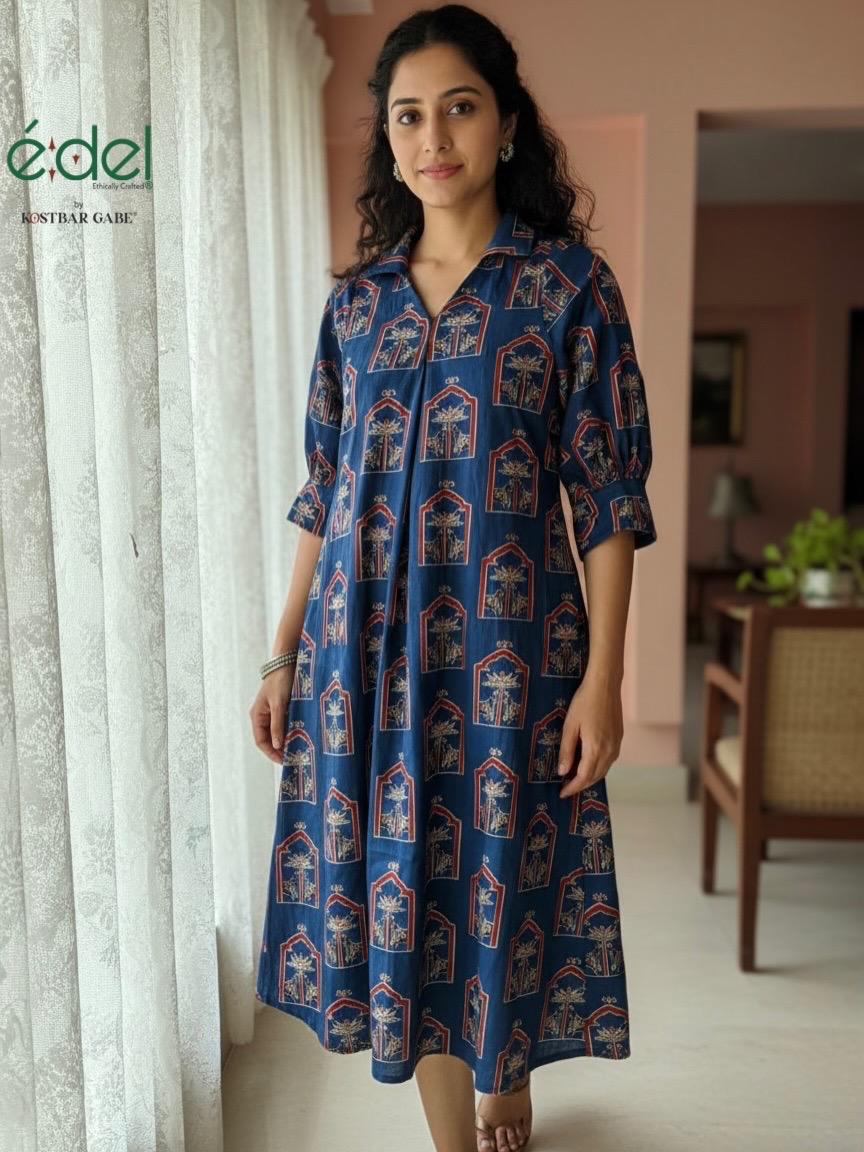 Indigo Archway Dress